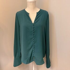Green blouse NWT